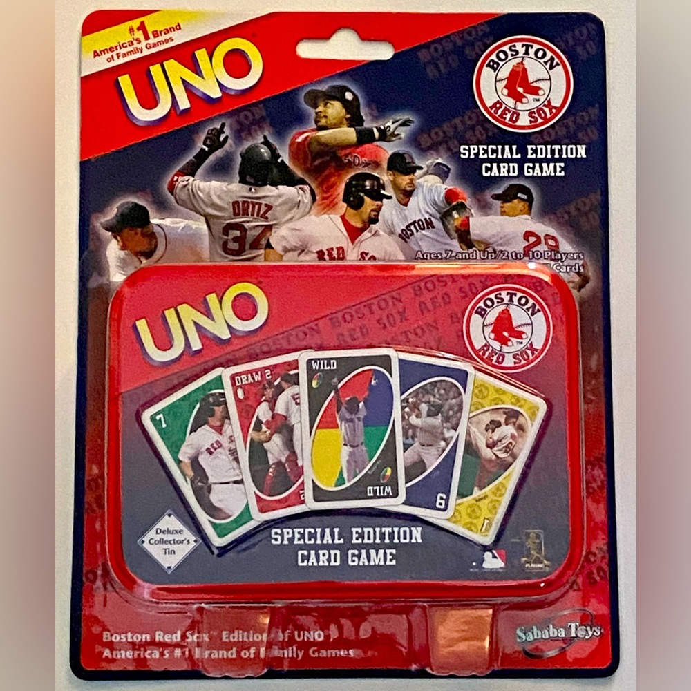 BNIP BOSTON RED SOX UNO SPECIAL EDITION CARD GAME - 2006 EDITION